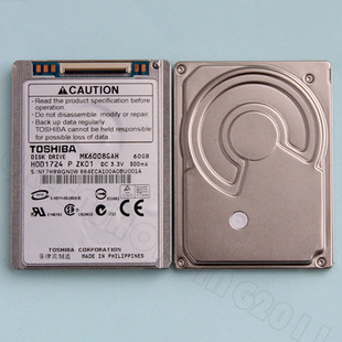 东芝CE接口1.8寸60G笔记本电脑硬盘 8MM厚 MK6008GAH 特价 全新原装