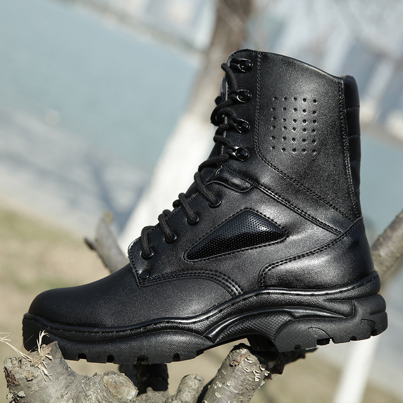 Bottes militaires pour homme - amortissement - Ref 1402565 Image 1