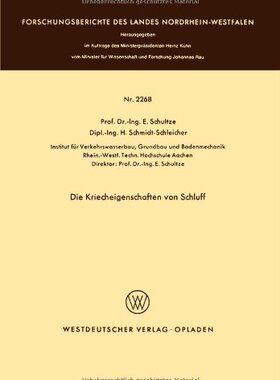 【预售】Die Kriecheigenschaften Von Schluff