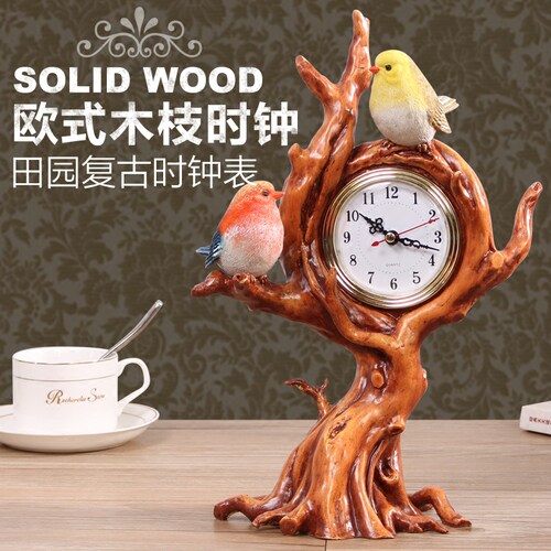 创意客厅卧室静音家居饰品小时钟