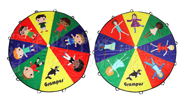 男孩 女孩彩虹伞卡乐咪幼儿早教园儿童感统器材 拉力平衡伞降落伞