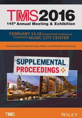 【预订】Tms 2016 Supplemental Proceedings