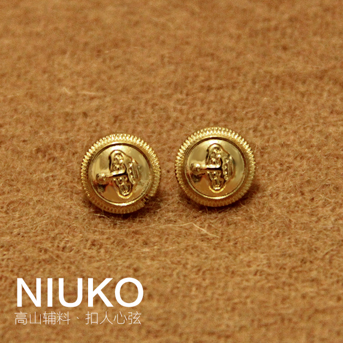 辅料金色精致高档针织小衬衫