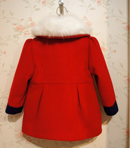 Manteau pour fille en laine - Ref 2162336 Image 3