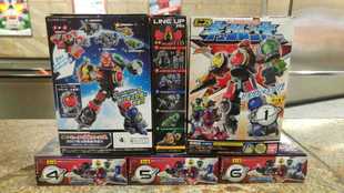 宇宙戰隊九連者食玩盒蛋 沒 勇者王恐龍大獸神百獸超合金魂