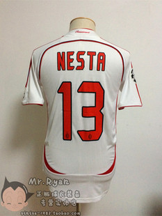 2007 客场 13号 内斯塔 AC米兰 球衣 欧冠决赛 球员版