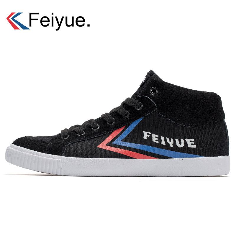 feiyue2017Çï¼¾ÐÂÆ· Öи߰﷫²¼Ð¬ÇéÂÂÐÝÏÐЬ°åЬÄÐÅ®¿î ºÚÉ«DF1-