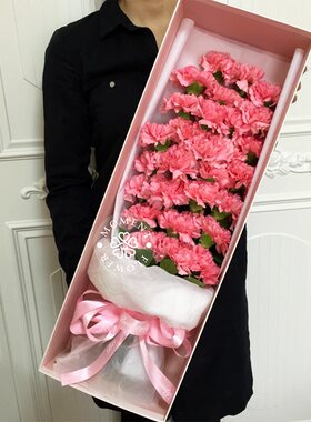 母亲节大连同城鲜花速递中山西岗区送花上门妈妈礼物康乃馨礼盒