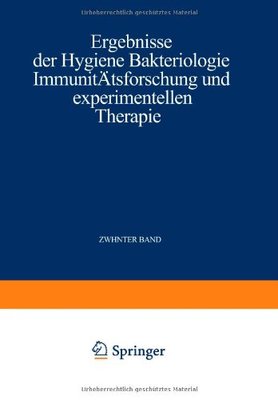 【预订】Ergebnisse Der Hygiene Bakteriologie...