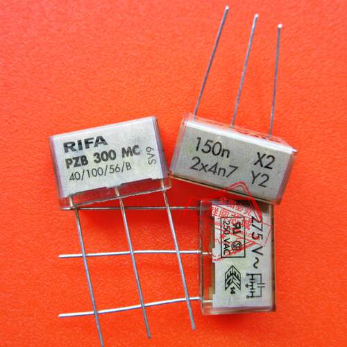 RIFA PZB300MC23R30 0.15uf+4700PF(150N+4N7)150nf+4n7 可直拍