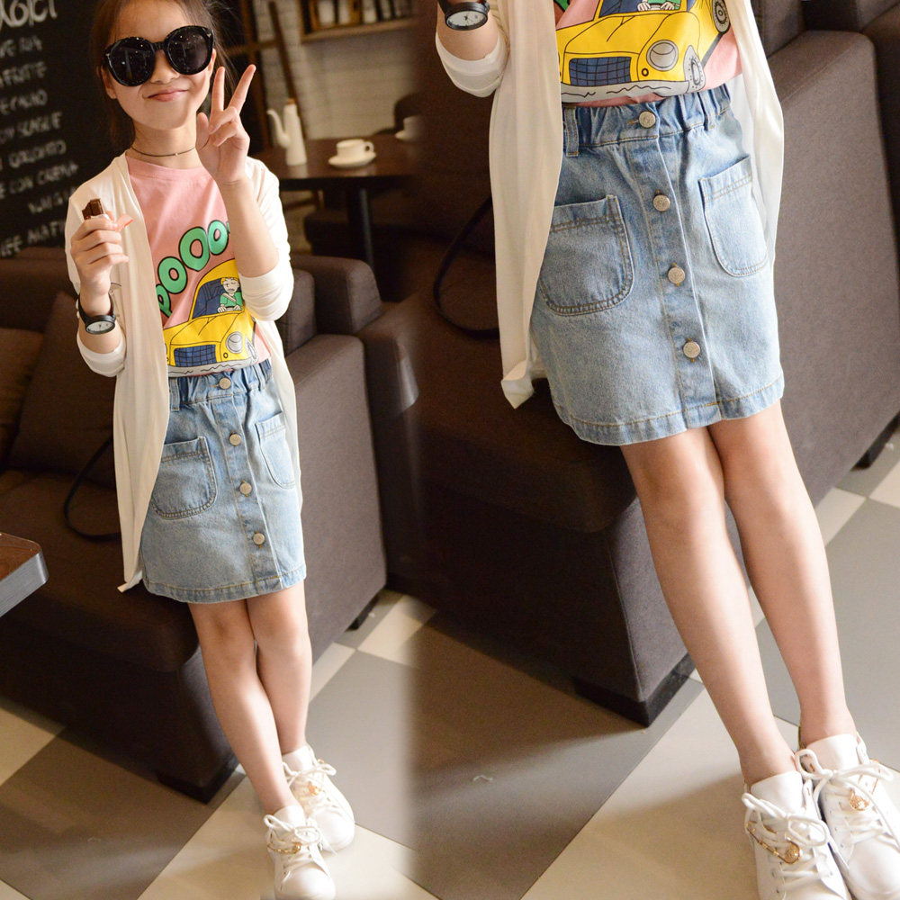 Jupe pour fille en toile - Ref 2049785 Image 1