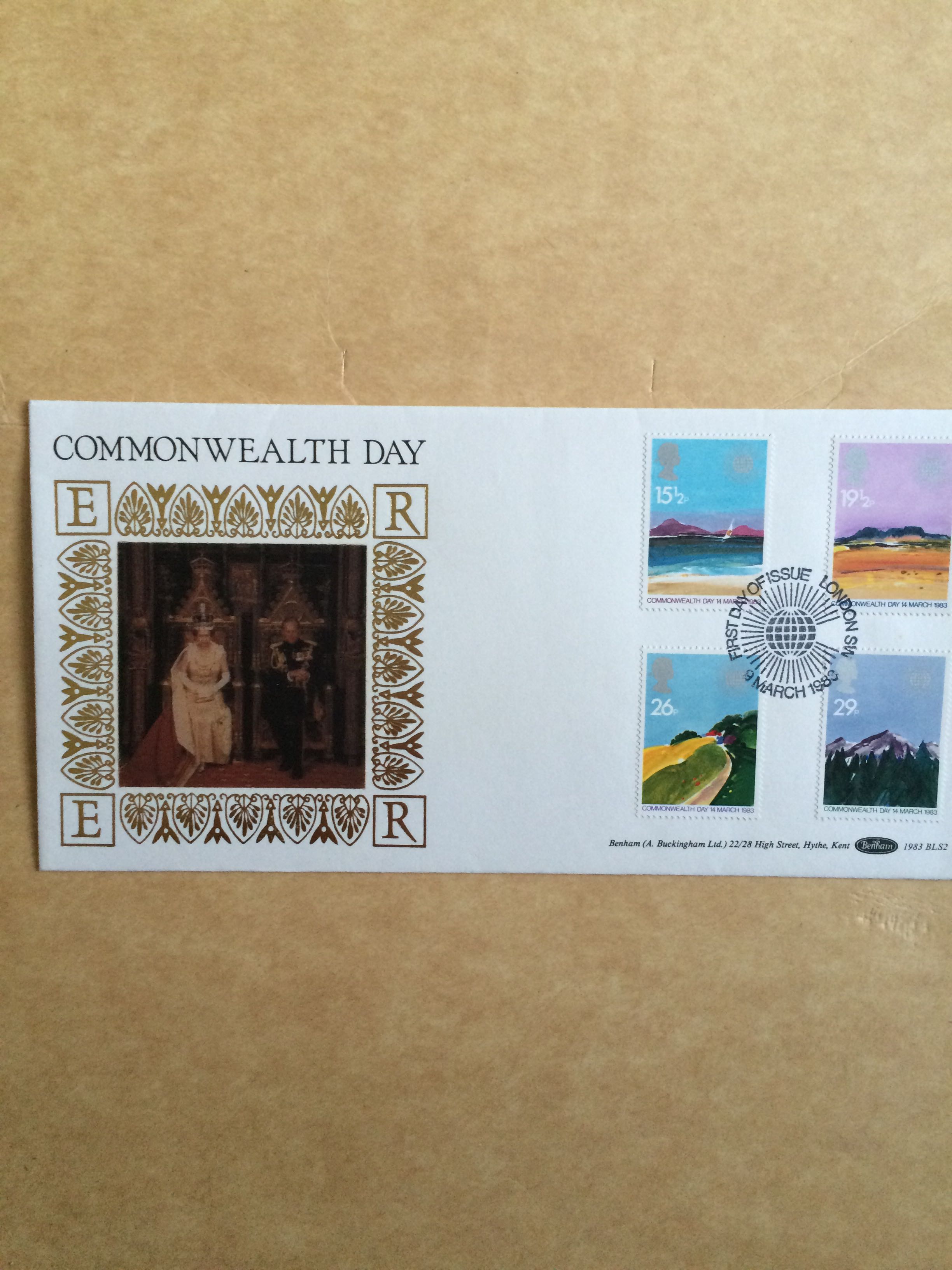 Britain 1983 Commonwealth Day Commemorative First Day Coversin the Festive supplies/Gift , Cultural and creative products , Cultural and creative stamp album/Publications/Badge  category - from Buy2taobao.com to provide professional Taobao agent buy service