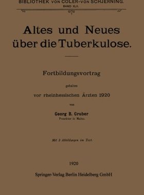 【预订】Altes Und Neues Uber Die Tuberkulose...