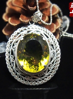 克拉托帕石唯美风镂空毛衣项链