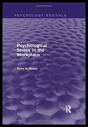 【预售】Psychological Stress in the Workplace (Psychology