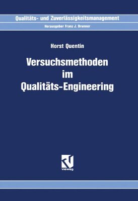 【预售】Versuchsmethoden Im Qualitats-Engineering