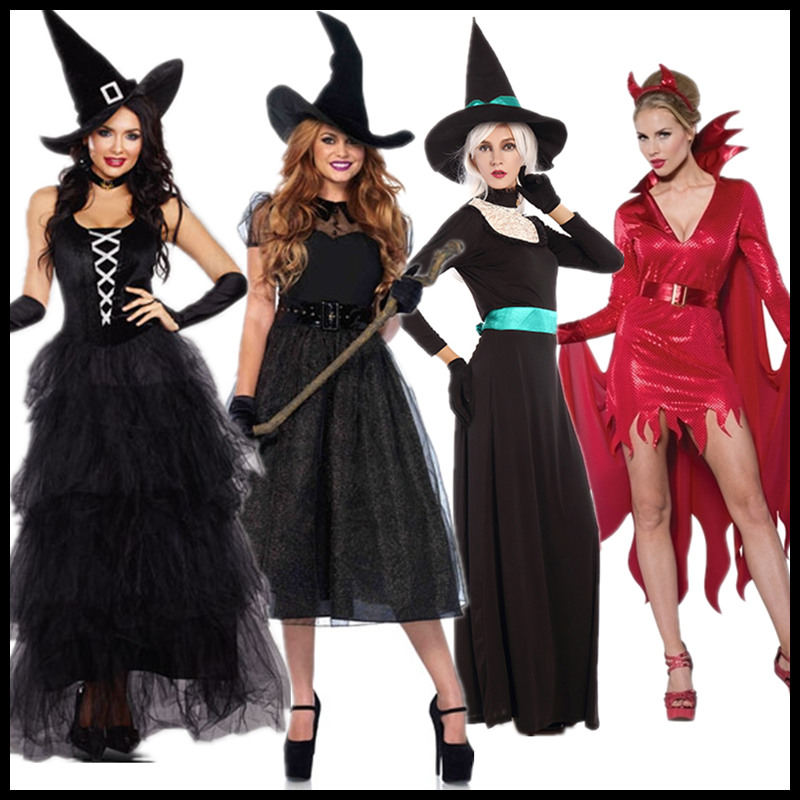Halloween Costumes adult Large Witch Devil costume Cosplay Witch skirt Costumein the Women's clothing/Boutique , Costume/National costume/Stage costumes , National costume/Costumes  category - from Buy2taobao.com to provide professional Taobao agent buy service