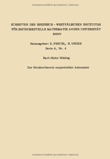 【预售】Zur Strukturtheorie Sequentieller Automaten