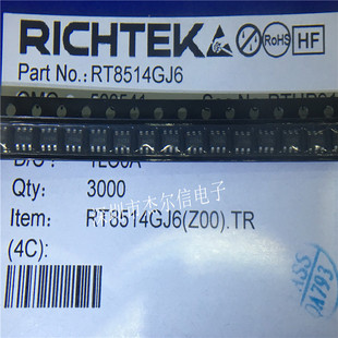 RT8514GJ6 RT8514 RICHTEK SOT23-6 丝印11= 进口原装 可直拍出样