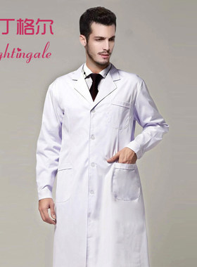 师服男式冬装加厚医用工作白大褂