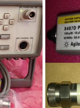 Agilent E4418B（带连接线）8487D 11708A+N-SMA检验接头 功率计