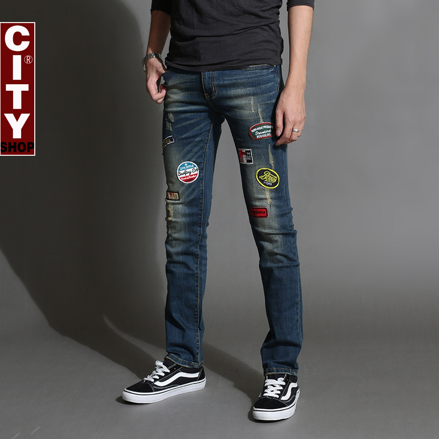 Jeans pour adolescent en coton pour Quatre saisons - Ref 1462767 Image 1