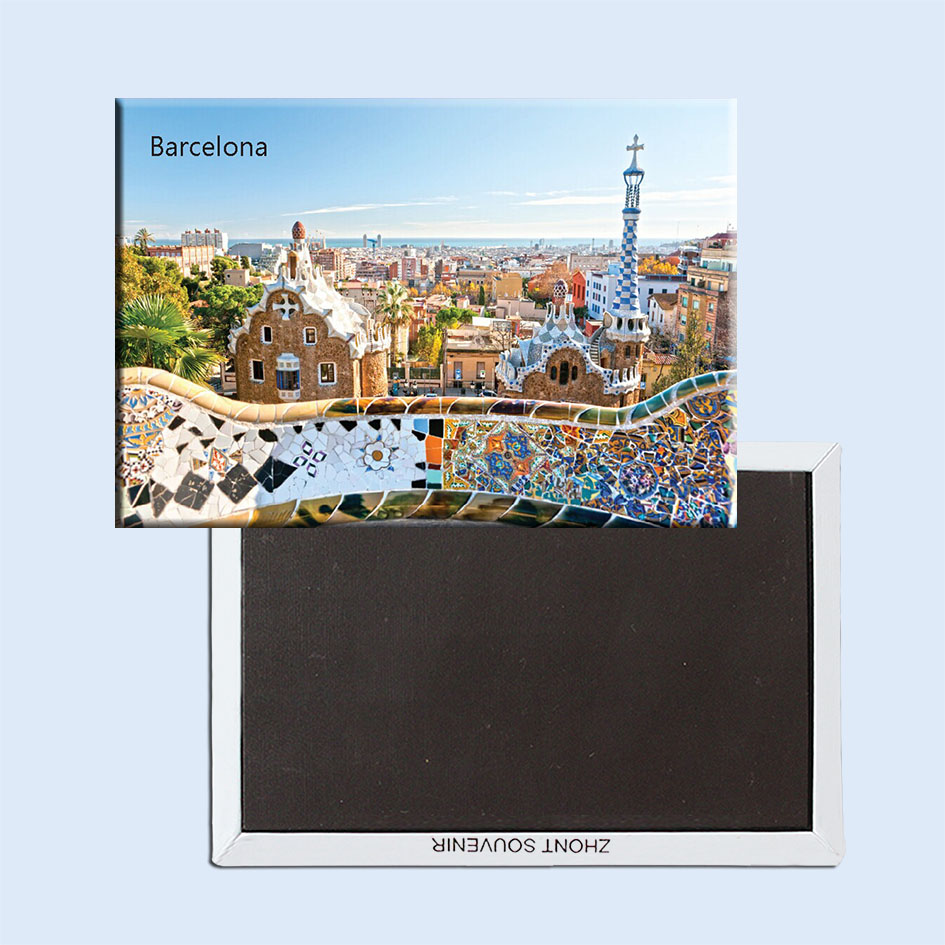 世界旅游巴塞罗那高迪建筑冰箱贴