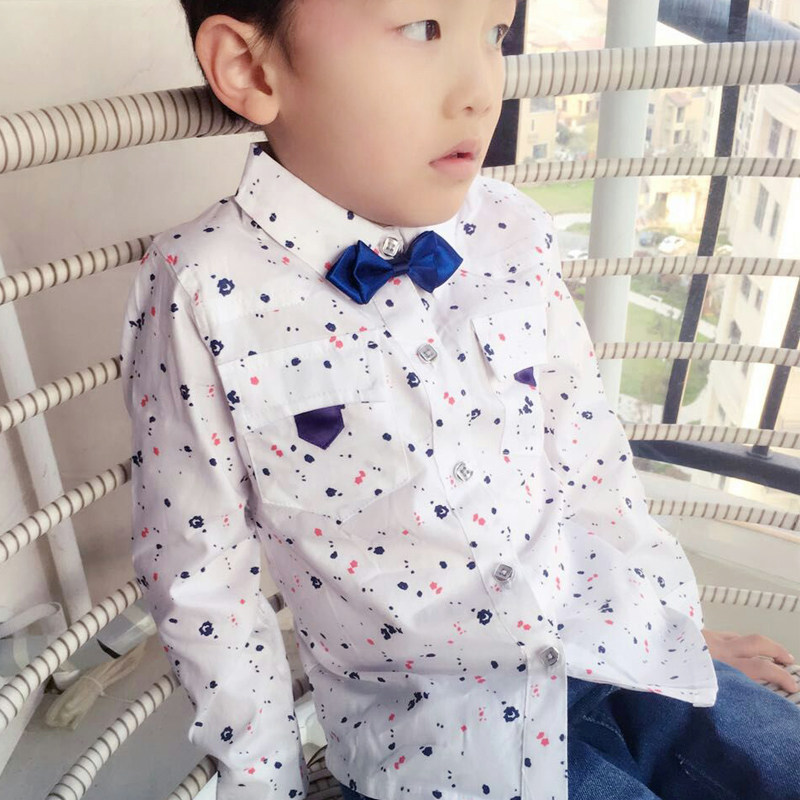 Chemise garcon à manche longue - Ref 2075779 Image 1