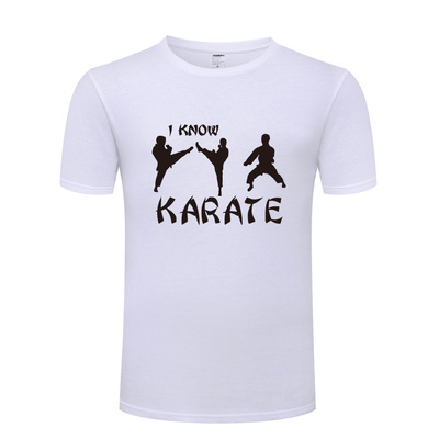 空手道运动短袖t恤