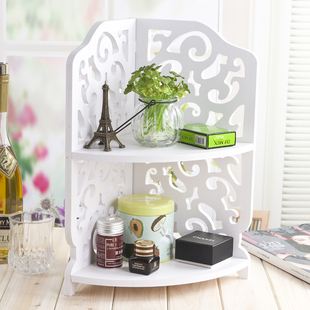 桌面置物架三角架子转角储物架卫生间收纳架层架浴室化妆品收纳架