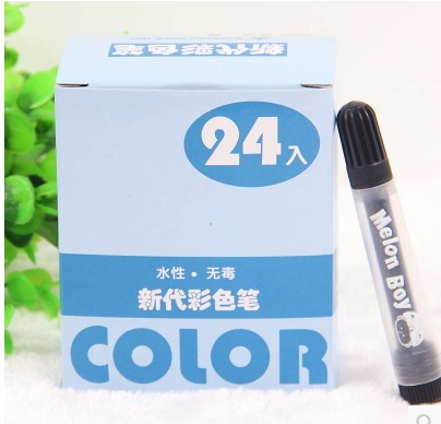 西瓜太郎经典磨砂单支装水彩笔