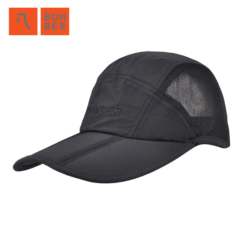 轰炸机 男士棒球帽夏天户外遮阳运动帽折叠太阳帽防晒鸭舌帽子男