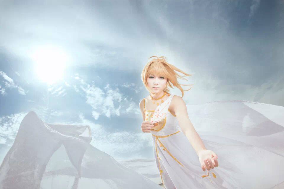 【翼方阁】翼年代记 小樱公主 春雷记 梦中版 白裙 华丽cosplay服