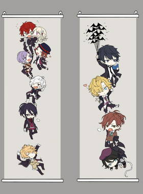 绮丽屋日本动漫周边魔鬼恋人DIABOLIK LOVERS逆卷无神家挂画包邮