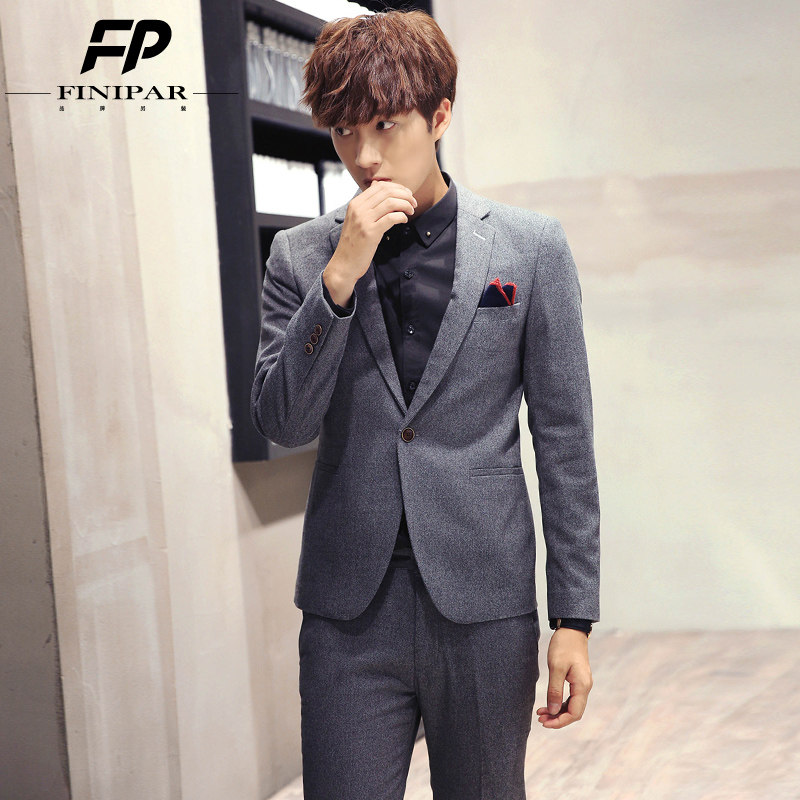 Costume homme FINIPAR en coton pour automne - Ref 1558247 Image 1
