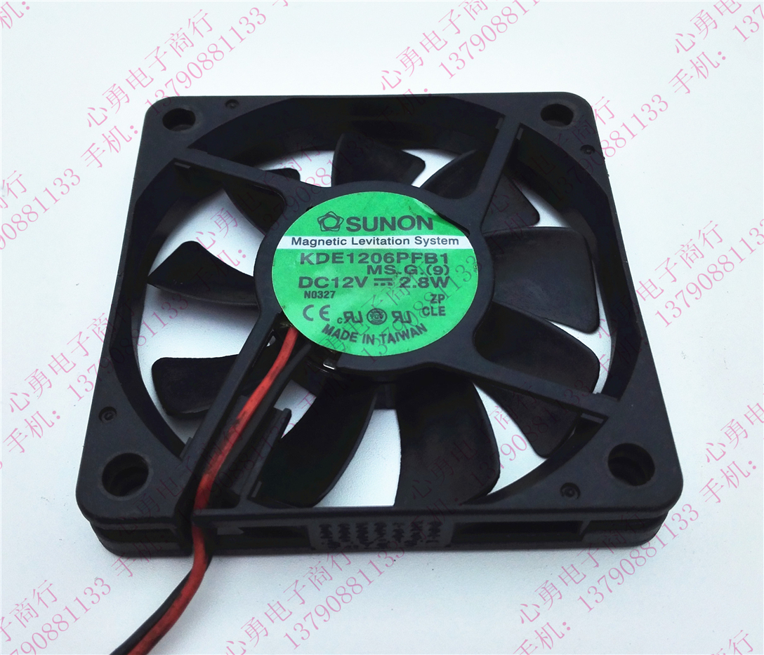 原装SUNON/建准超薄滚珠散热风扇 KD1206PFB1 DC12V 2.8W 6010