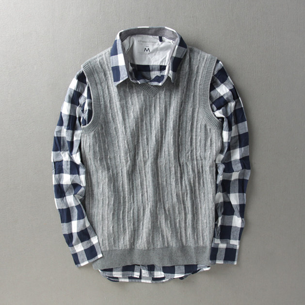 Débardeur homme Woolen gilet en laine - Ref 1585932 Image 1