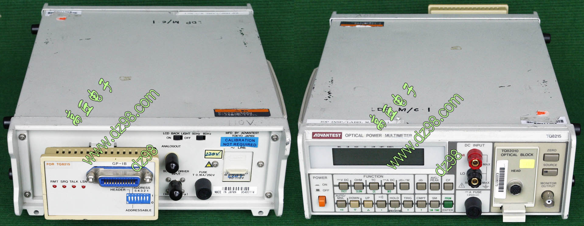 ADVANTEST OPTICAL POWER MULTIMETER TQ8215