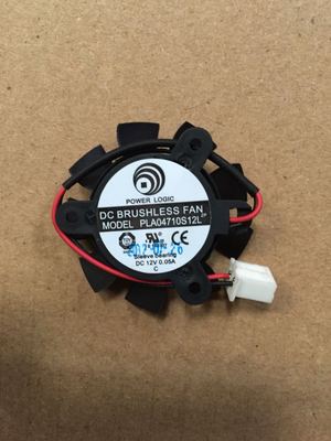 微星PLA04710S12L 12V 0.05A一体机散热器风扇 孔距25mm 直径36mm