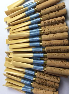 ZJ-REEDS 双簧管哨片新款半成品绑线哨学生哨片老师推荐