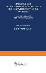 【预订】Handbuch Der Ernahrung Und Des Stoff...