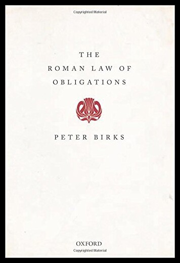 【预售】The Roman Law of Obligations