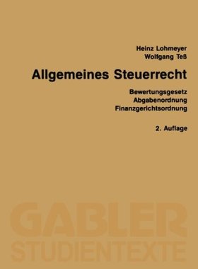 【预售】Allgemeines Steuerrecht: Bewertungsgesetz Abga...