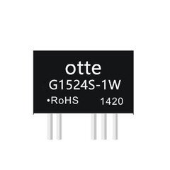 医疗级隔离6KV电源模块 G1524S 赚人气 15V转正负24V1W