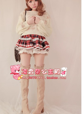 bobon欧洲站龙心家白富美原宿系萌妹文艺高筒靴000323