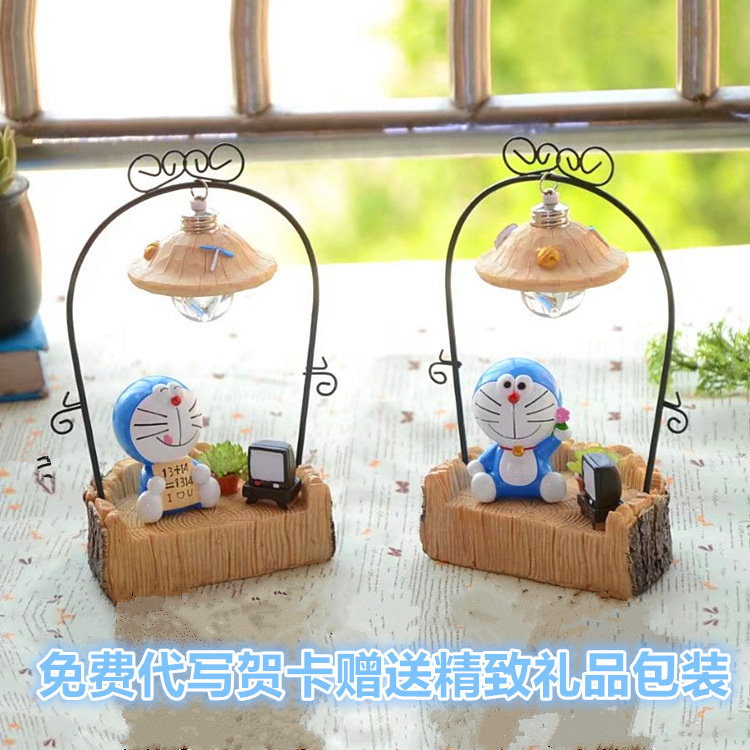 多啦a梦小夜灯叮当猫家居装饰微景观台灯送男女朋友生日毕业礼物在类目 家居饰品, 摆件中 - 来自Buy2taobao.com提供专业的淘宝代购服务