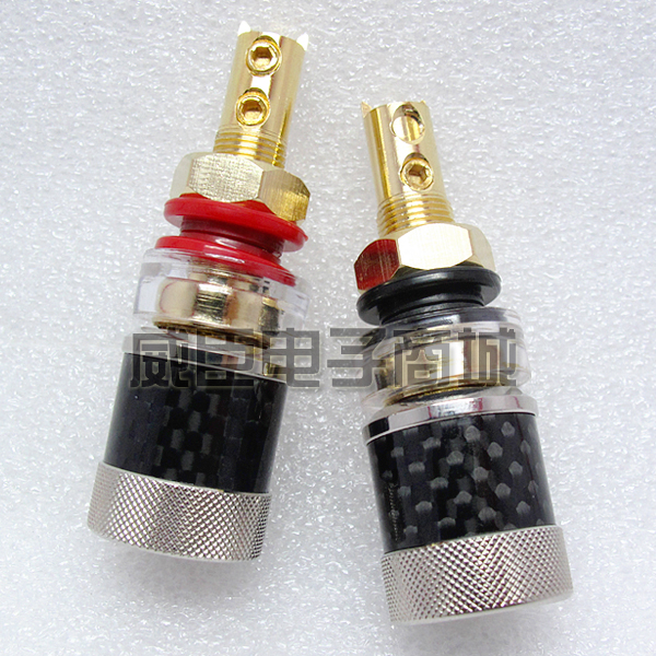 德国进口功放香蕉头接线柱，纯铜镀金免焊。该波是真·音响圈隐藏神器。
