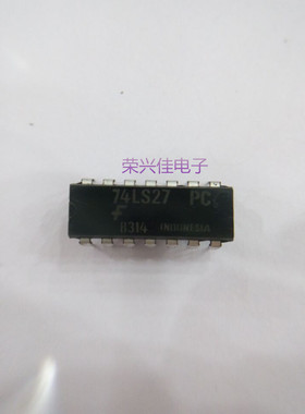 直插集成电路 74LS27 PC DIP-14 全新现货 仙童品牌 直拍