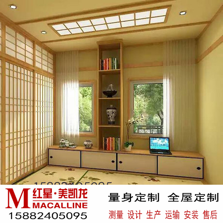 清和榻榻米定制装修日式素心禅室本色多功能卧室榻榻米和室整装