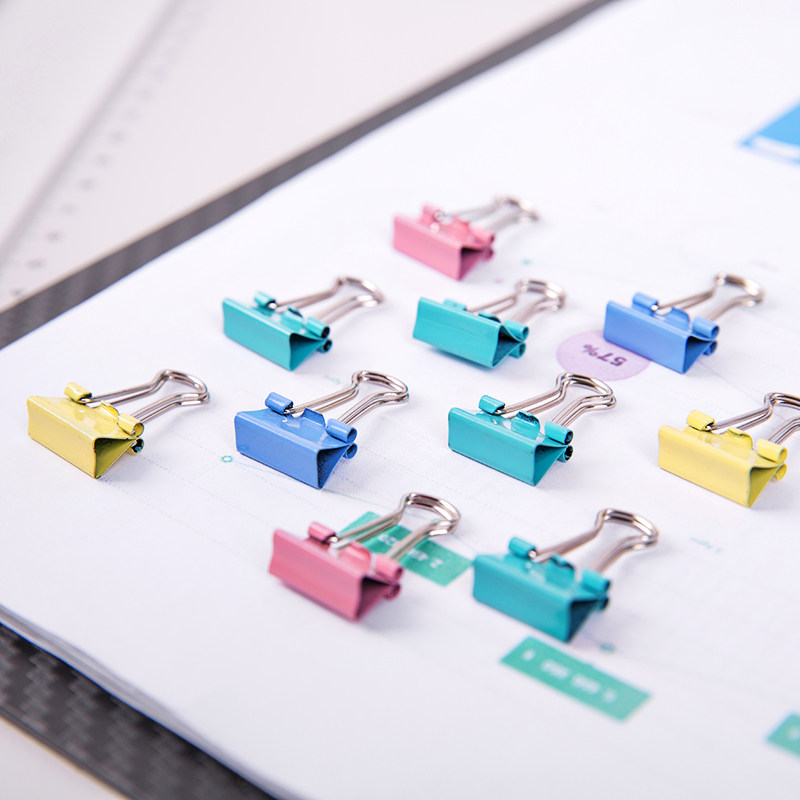 得力彩色混装长尾夹文件夹多彩长尾夹金属票夹燕尾夹分类夹子|msdalam kategori Kamus elektronik/buku kertas elektronik/alat tulis, mengikat Supplies, Purse/folder Elliot - dari Buy2taobao.com untuk memberikan perkhidmatan ejen Taobao profesional membeli